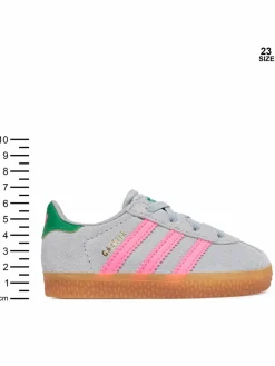 Sneakers Gazelle Comfort Closure Elastic Laces IH6477 Grigio