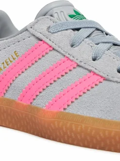 Sneakers Gazelle Comfort Closure Elastic Laces IH6477 Grigio