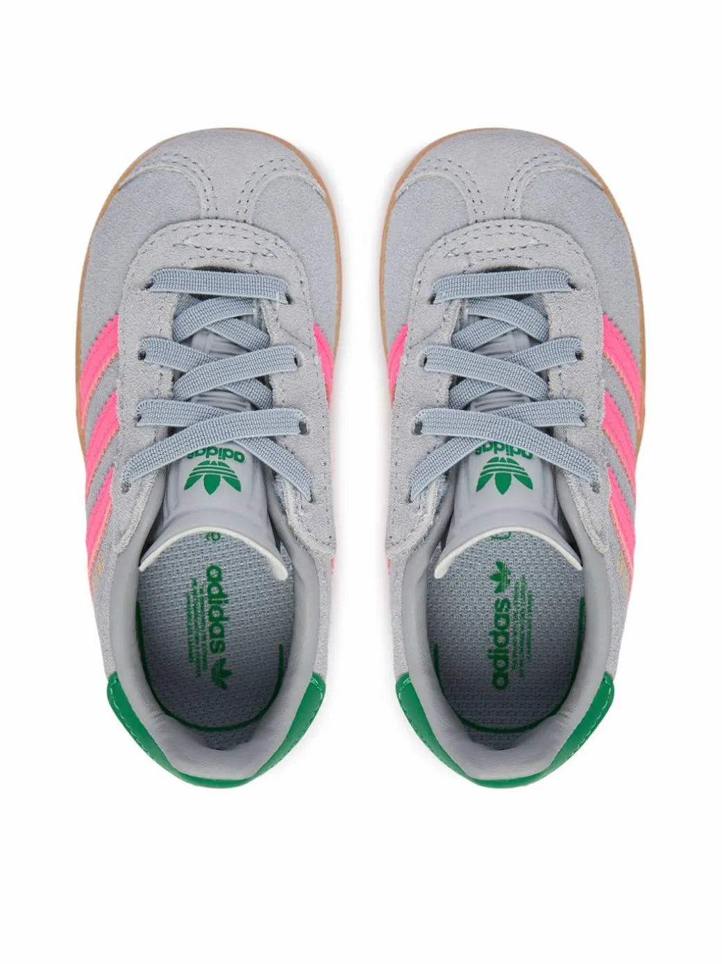 Sneakers Gazelle Comfort Closure Elastic Laces IH6477 Grigio