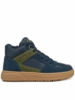 Sneakers J Theleven Boy J46LDC 05422 CF4A3 S Blu scuro