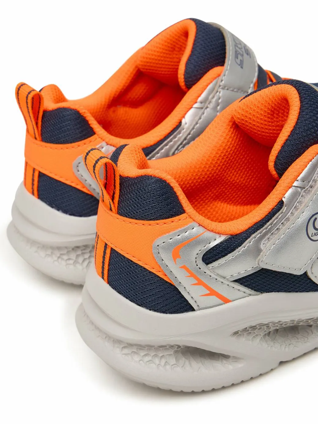 Sneakers Meteor-Lights - Glow-Strider 401497L/SLOR Argento