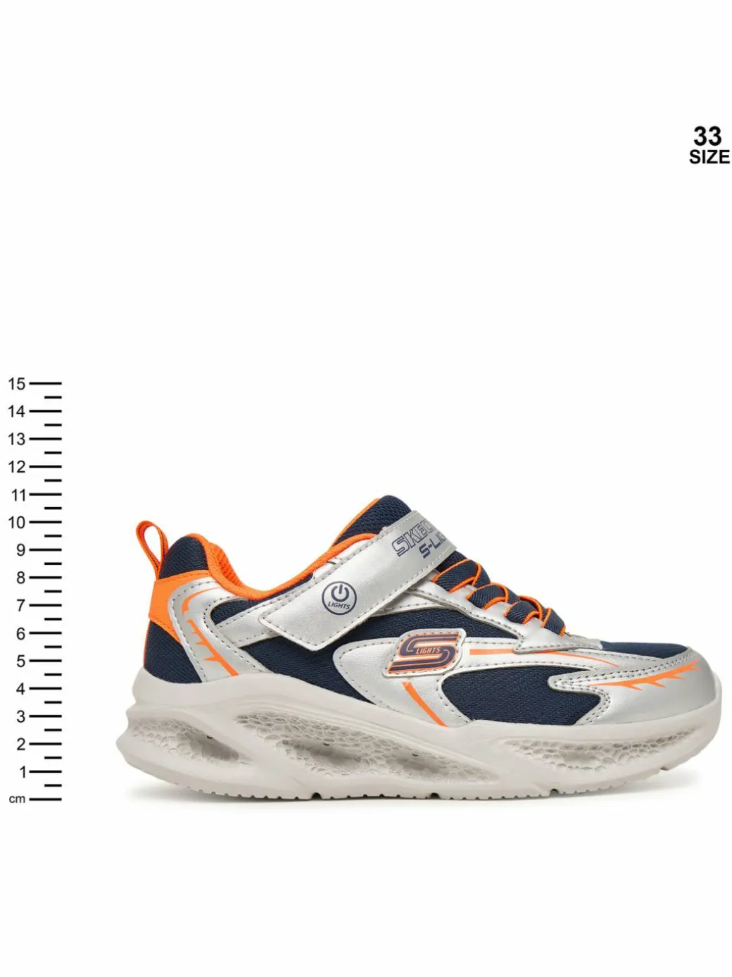 Sneakers Meteor-Lights - Glow-Strider 401497L/SLOR Argento