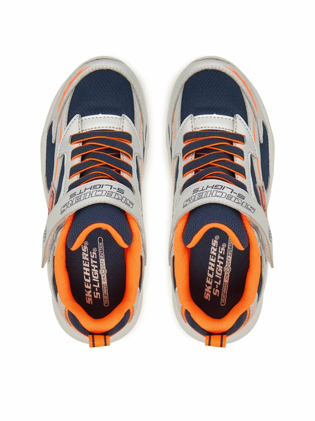Sneakers Meteor-Lights - Glow-Strider 401497L/SLOR Argento