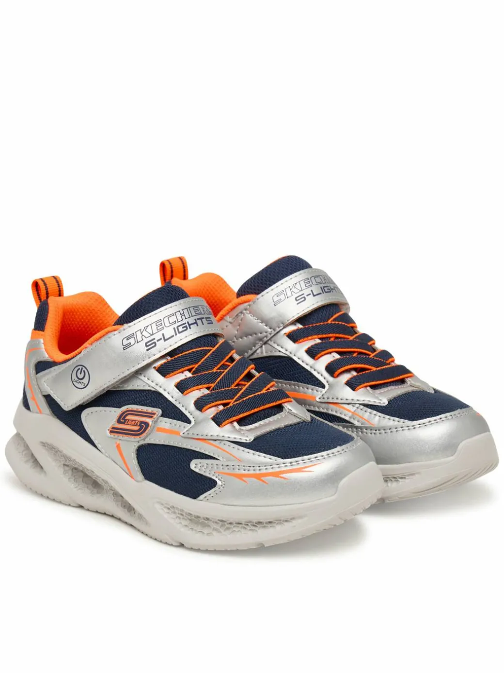 Sneakers Meteor-Lights - Glow-Strider 401497L/SLOR Argento