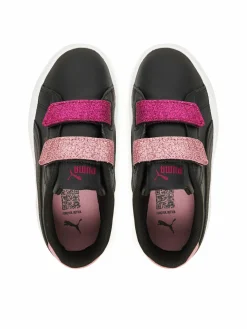 Sneakers Smash 3.0 L Glitter Velcro V Ps 395609 07 Nero
