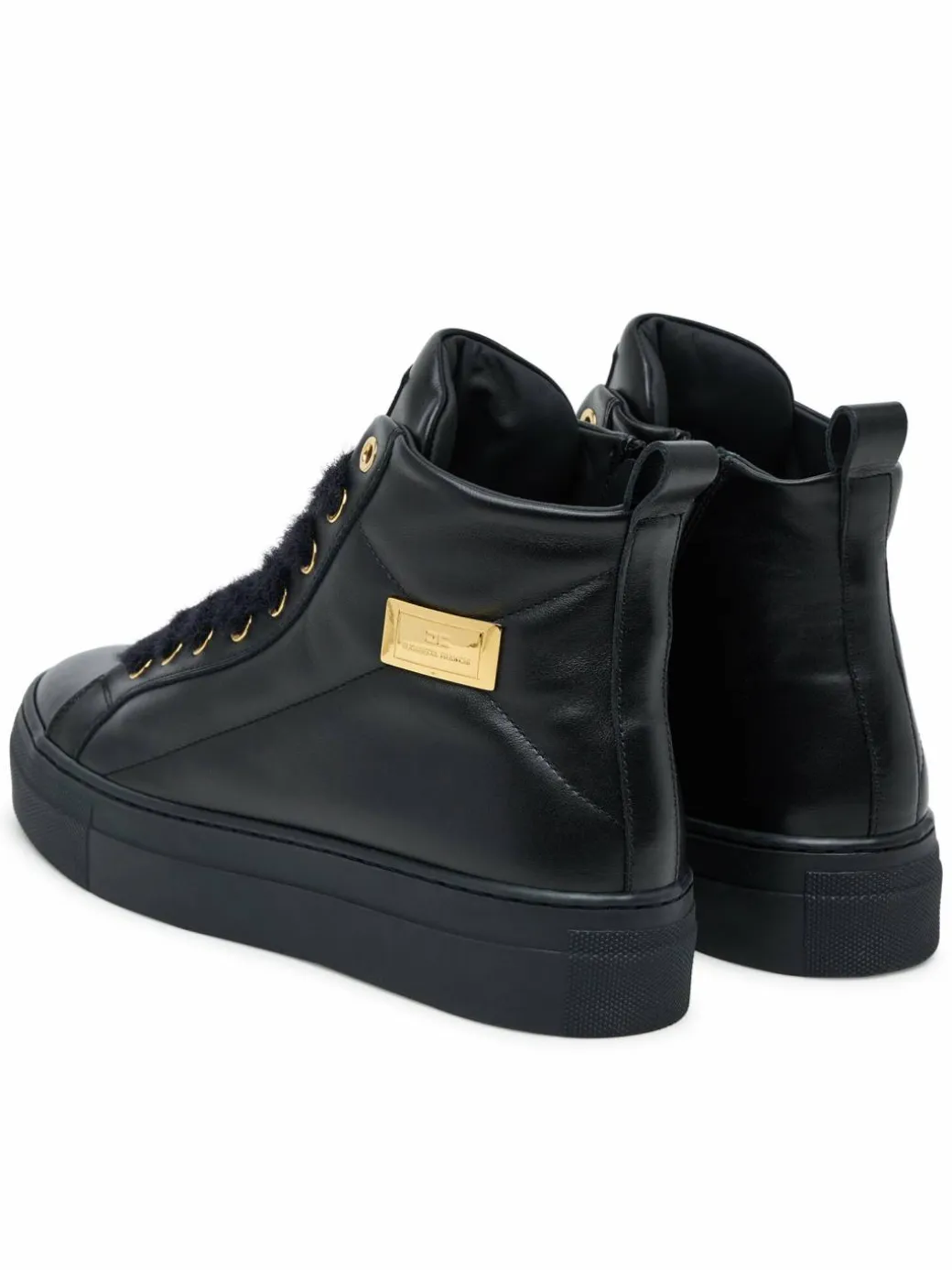 Stivaletti High Top Lace Up F4-A9E-0362-1251930 D Nero