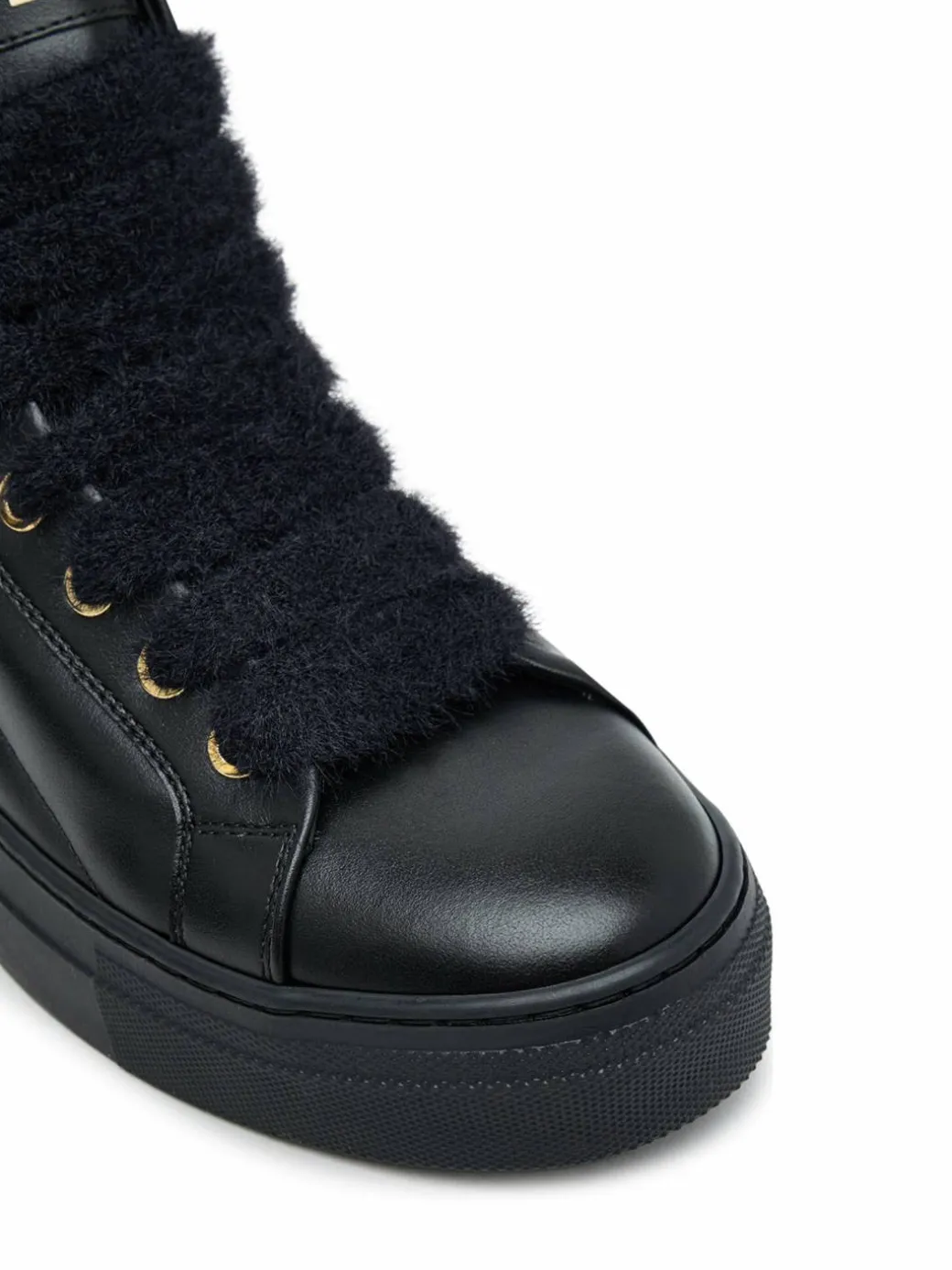 Stivaletti High Top Lace Up F4-A9E-0362-1251930 D Nero