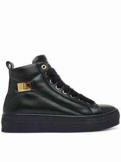 Stivaletti High Top Lace Up F4-A9E-0362-1251930 D Nero