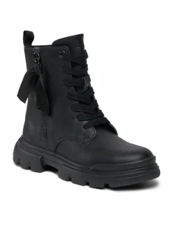 Stivaletti J Junette Girl J36HVG 000BC C9999 S Nero