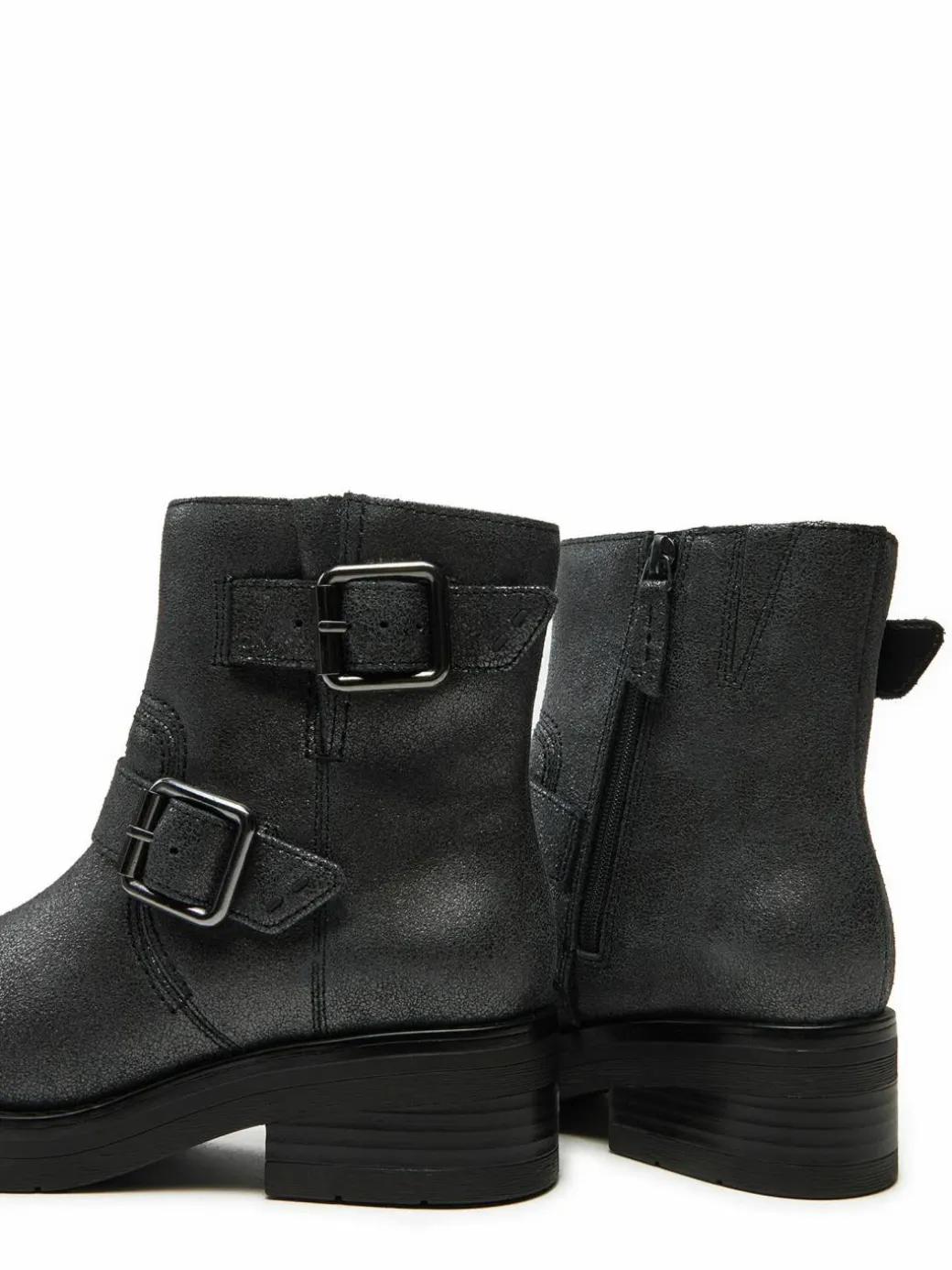 Stivaletti Rebelle Buckle 26178889 Argento