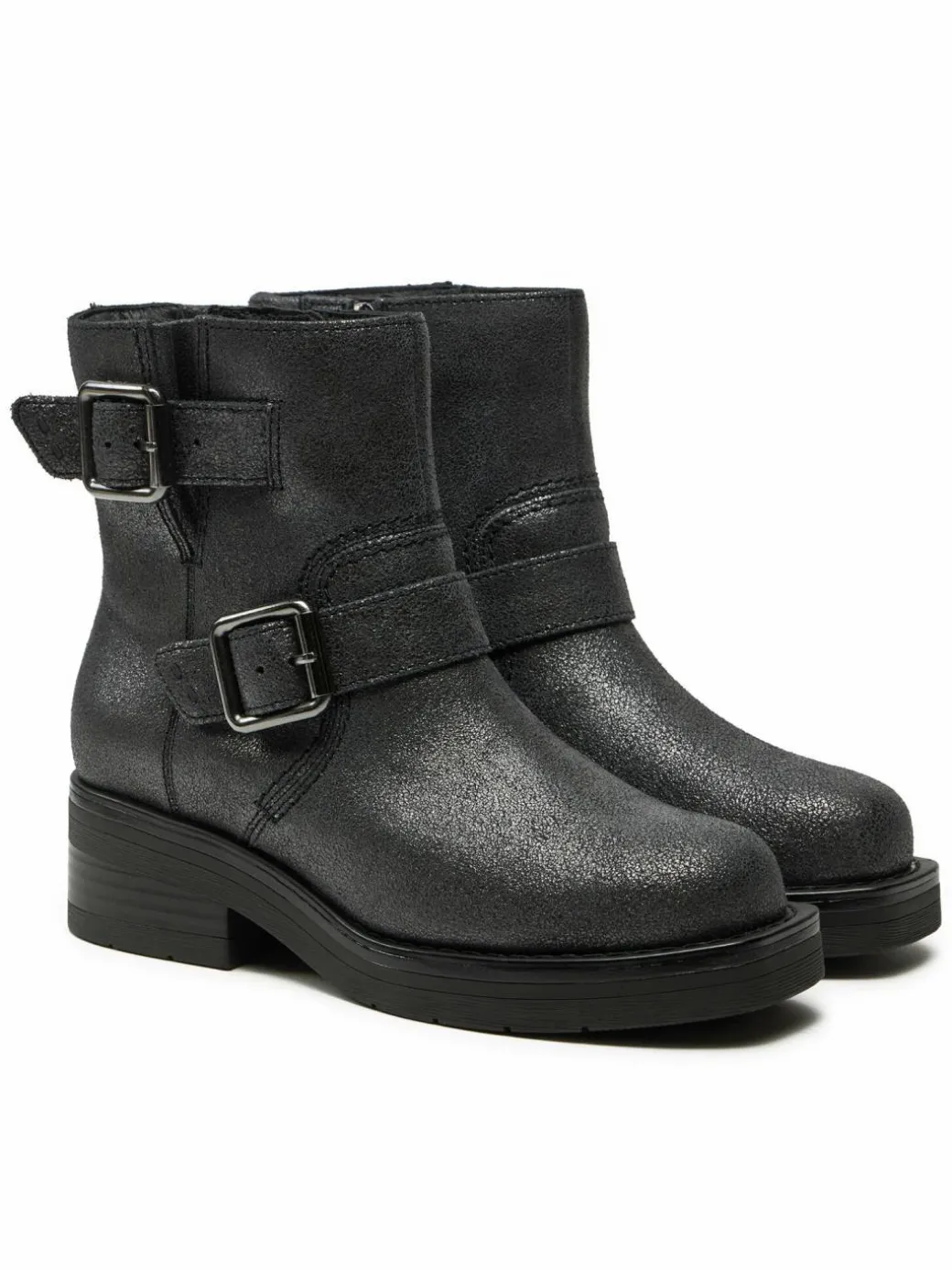 Stivaletti Rebelle Buckle 26178889 Argento