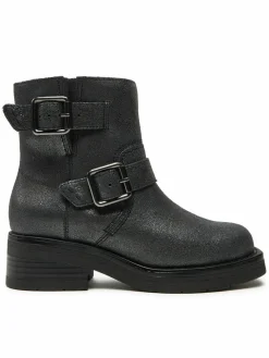 Stivaletti Rebelle Buckle 26178889 Argento