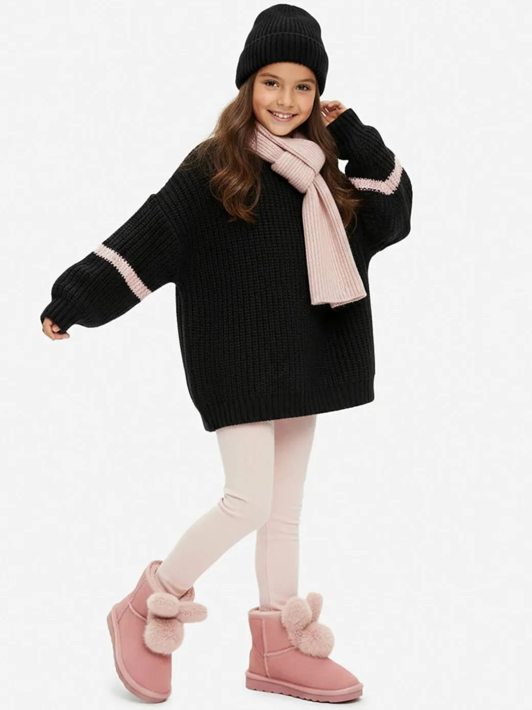 Stivali da neve EO-HY669016S-1 Rosa