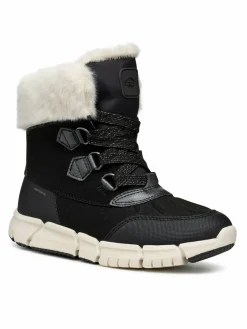Stivali da neve J Flexyper Girl B Ab J46APA 0AU50 C9B1P S Nero