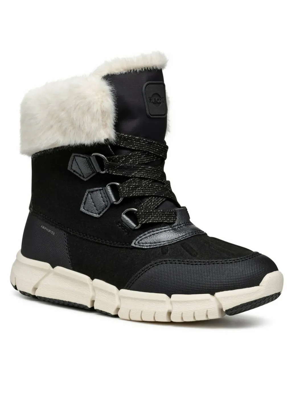 Stivali da neve J Flexyper Girl B Ab J46APA 0AU50 C9B1P S Nero