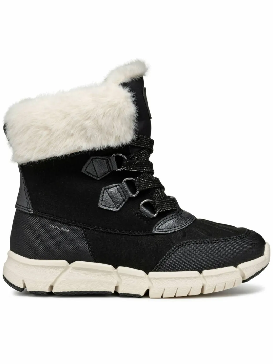 Stivali da neve J Flexyper Girl B Ab J46APA 0AU50 C9B1P S Nero