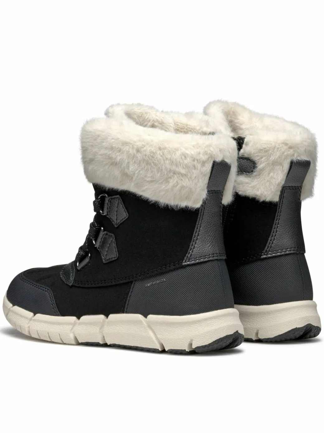 Stivali da neve J Flexyper Girl B Ab J46APA 0AU50 C9B1P S Nero