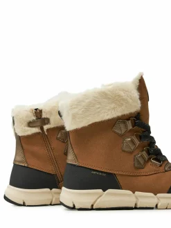Stivali da neve J Flexyper Girl B Ab J46APA 0AU50 C6175 S Marrone