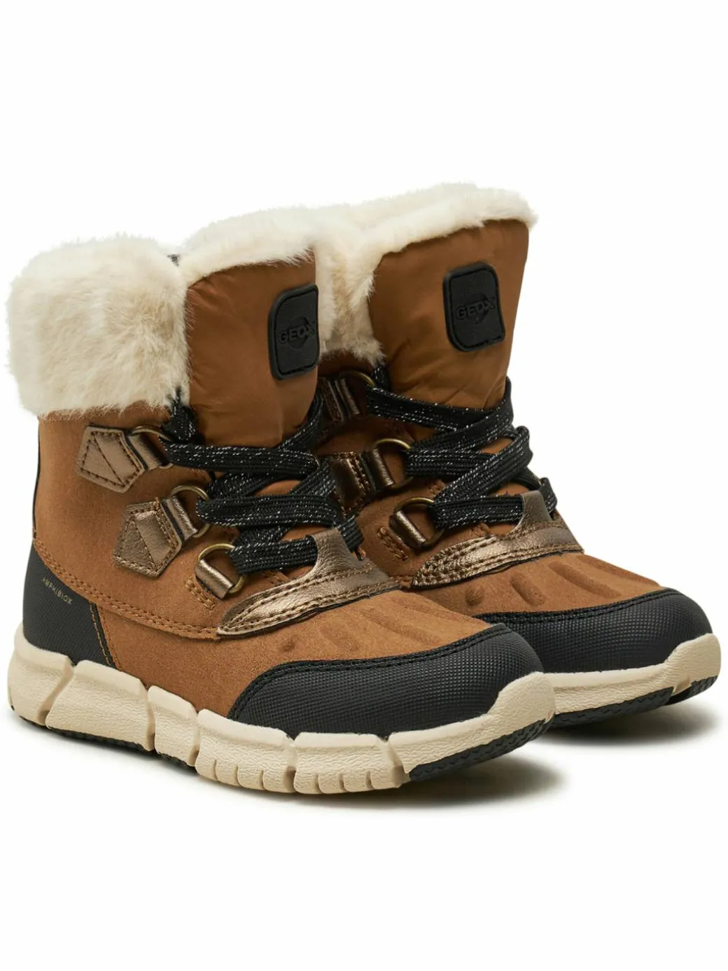 Stivali da neve J Flexyper Girl B Ab J46APA 0AU50 C6175 M Marrone