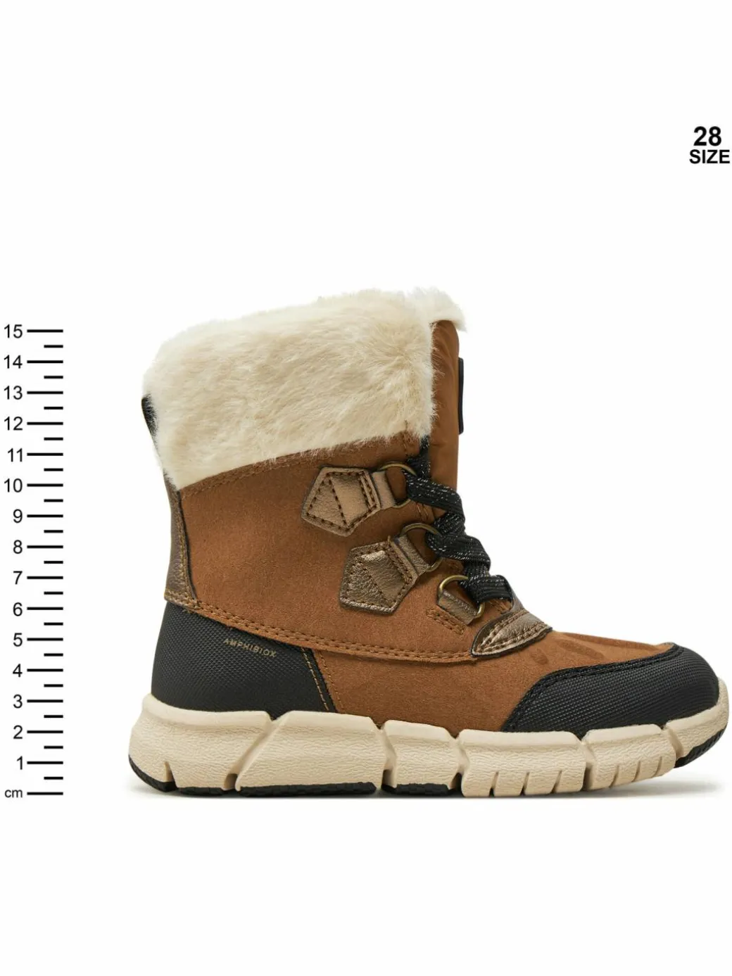 Stivali da neve J Flexyper Girl B Ab J46APA 0AU50 C6175 M Marrone