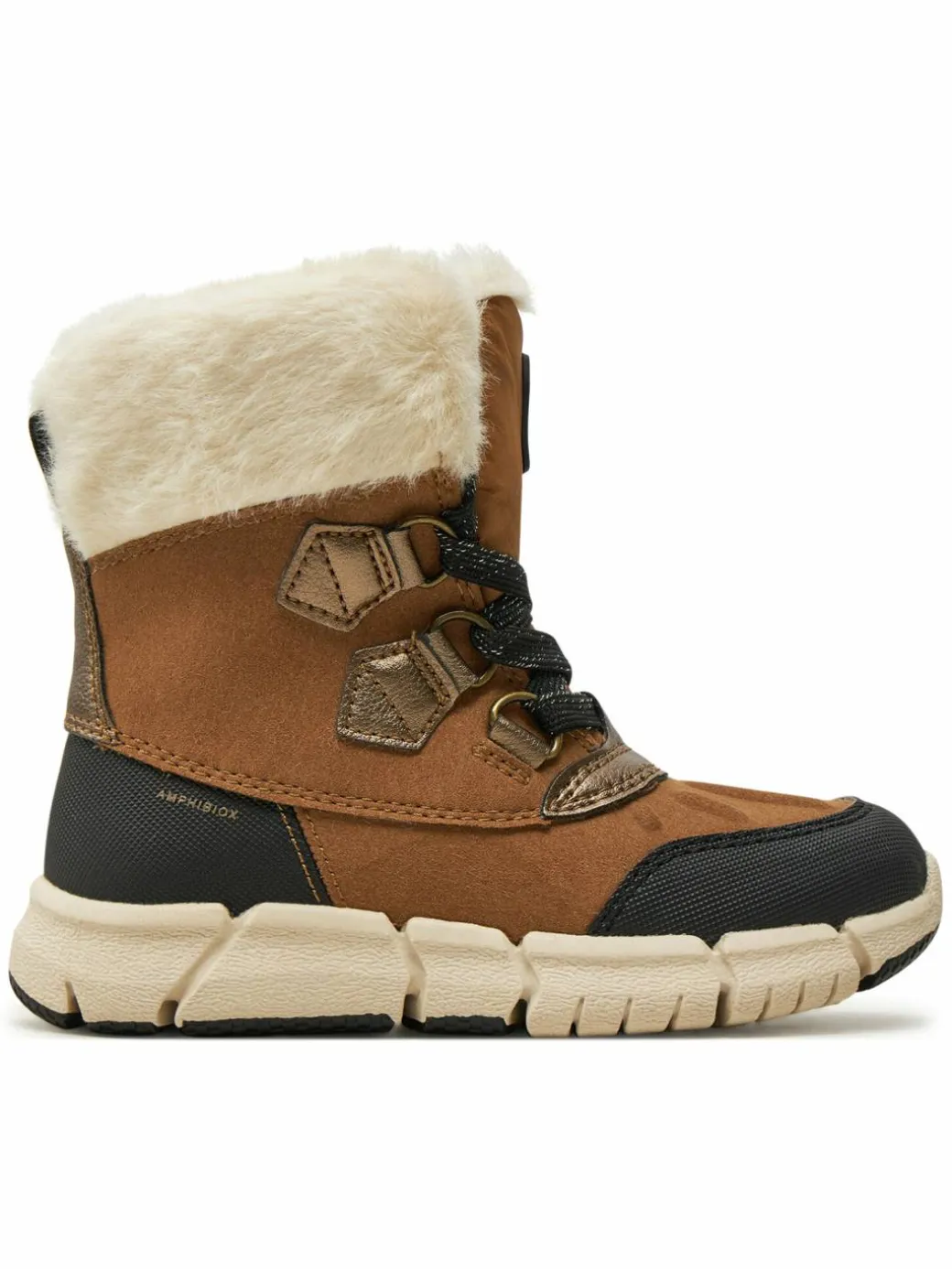 Stivali da neve J Flexyper Girl B Ab J46APA 0AU50 C6175 M Marrone