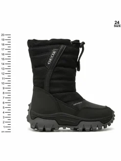 Stivali da neve J Himalaya Boy B Abx J26FRA 0FU54 C9999 M Nero