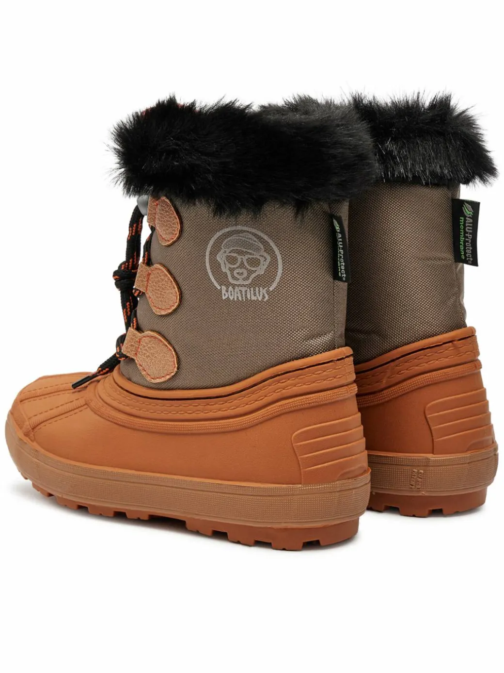 Stivali da neve Nippy 02 Sint. Leather Boot NN02 VAR.41NR Arancione