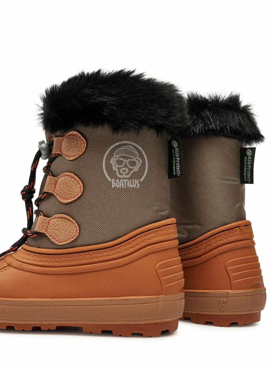 Stivali da neve Nippy 02 Sint. Leather Boot NN02 VAR.41NR Arancione