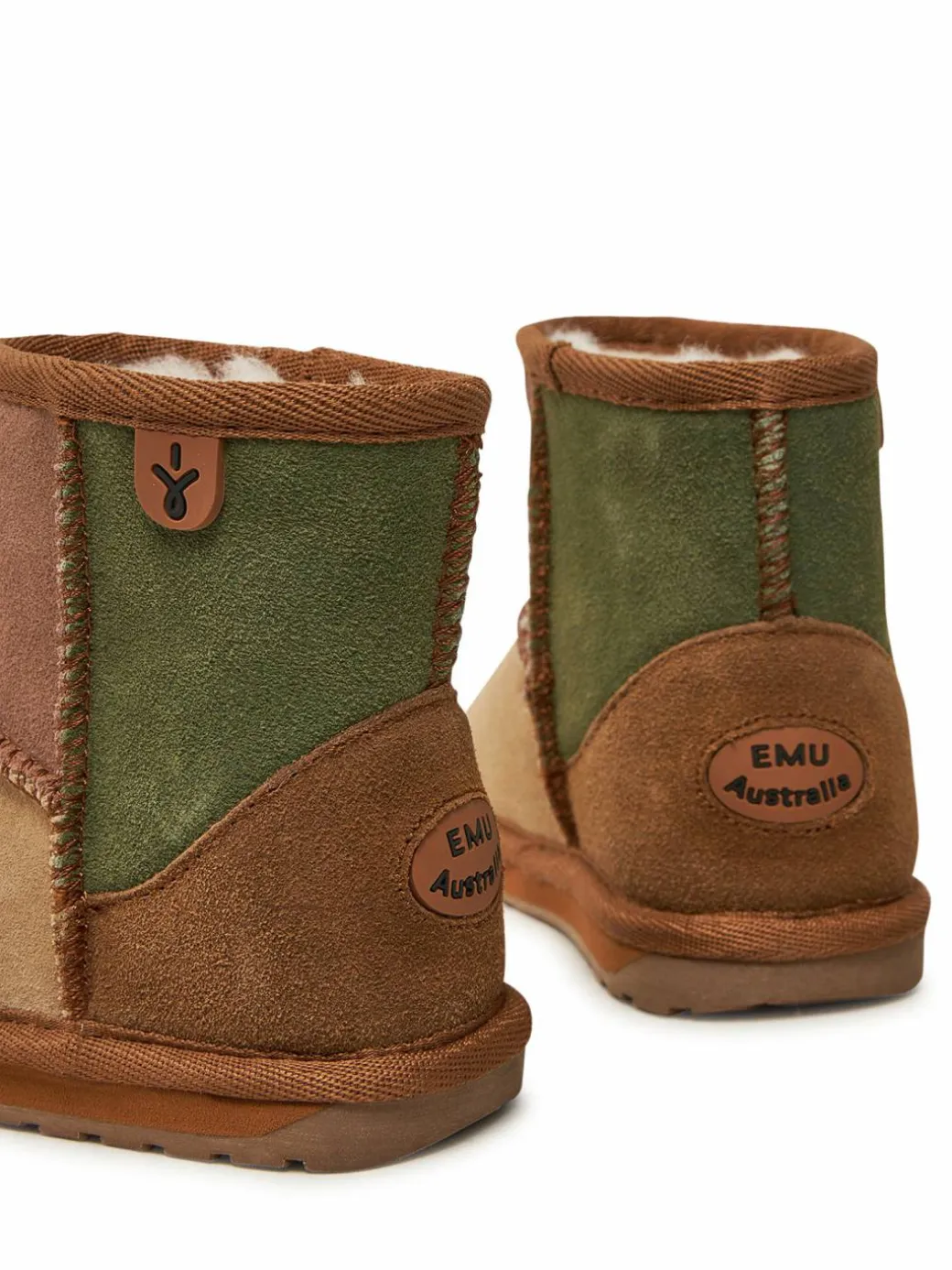 Stivali da neve Wallaby Mini Patchwork K13105 Beige