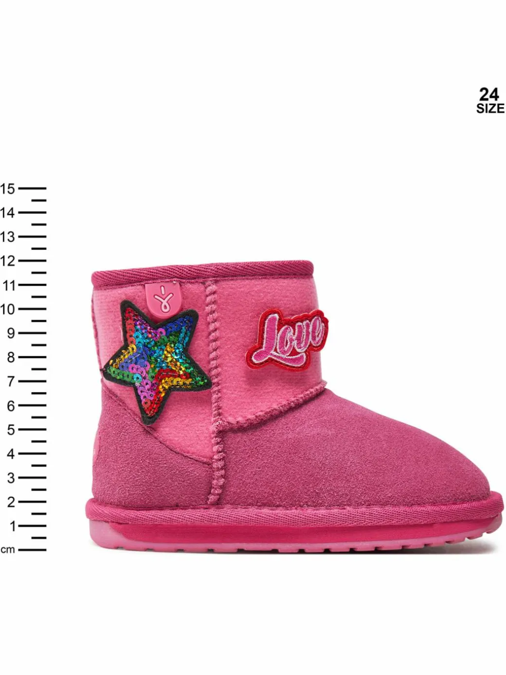 Stivali da neve Wallaby Mini Play K12748 Rosa