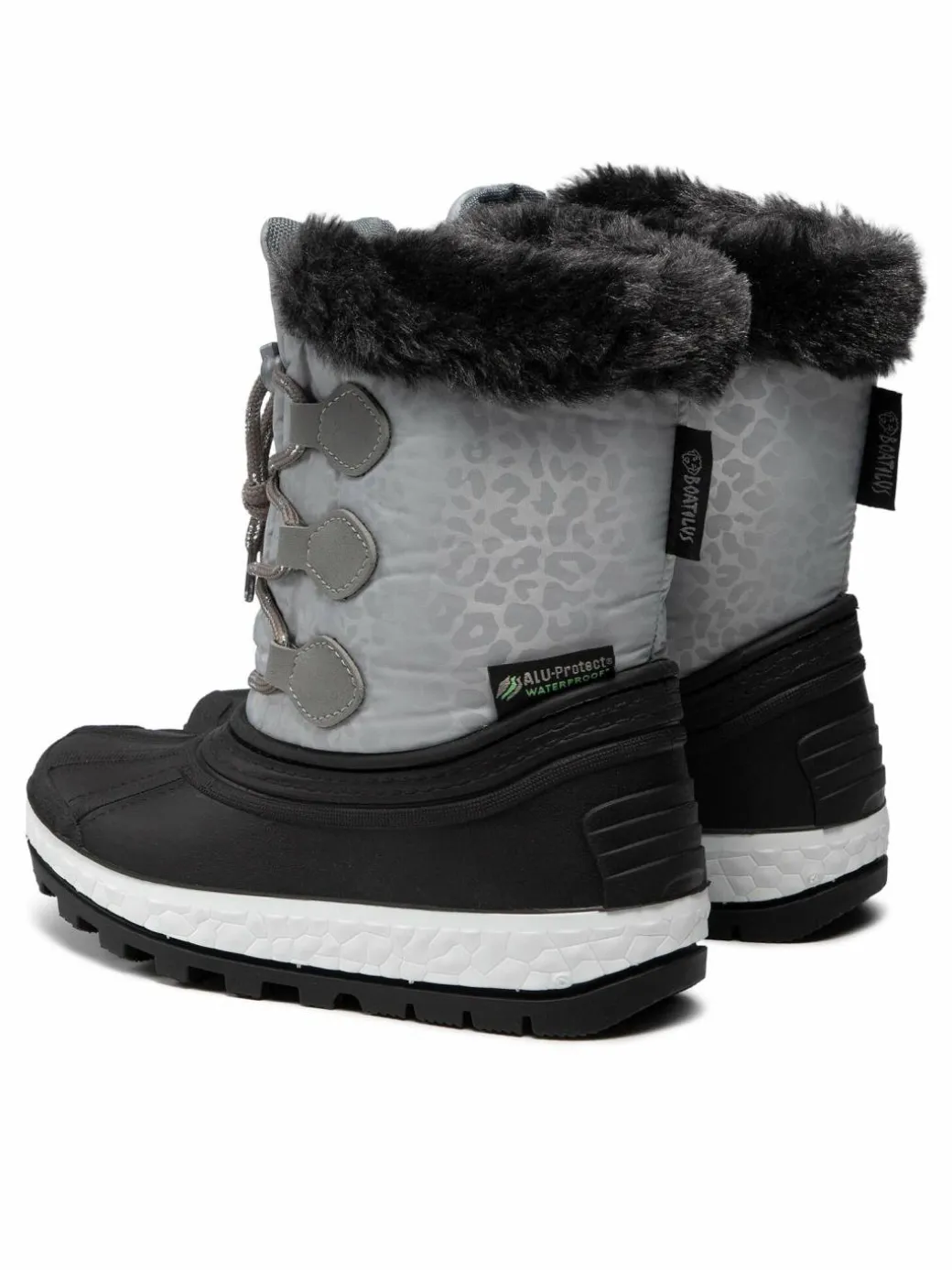 Stivali da neve Youth Joggy Sport Lace NJ02 VAR.15ZV Grigio