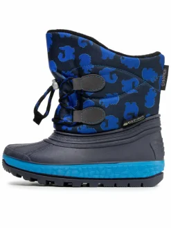 Stivali da neve Youth Joggy Sport Lace NJ09 VAR.17ZT Blu scuro