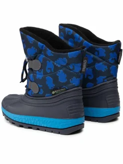 Stivali da neve Youth Joggy Sport Lace NJ09 VAR.17ZT Blu scuro