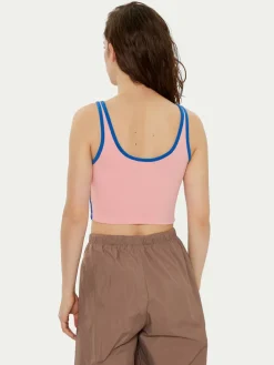 Top adicolor 3-Stripes JP2293 Rosa Slim Fit