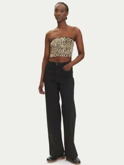 Top Avery 27034321 Marrone Slim Fit