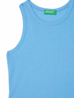 Top 31H3CH01F Blu Slim Fit