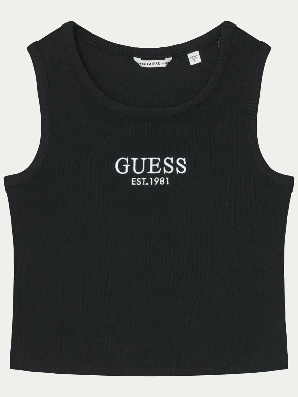 Top J4YI16 KBZP4 Nero Regular Fit