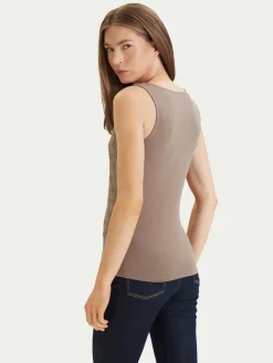 Top W6GP10 K2932 Marrone Regular Fit
