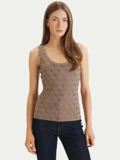 Top W6GP10 K2932 Marrone Regular Fit