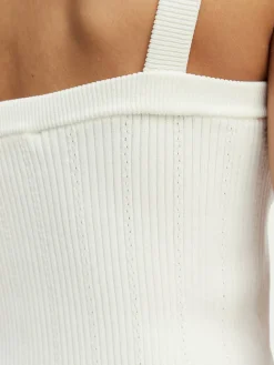 Top W5YR10 Z0130 Bianco Regular Fit