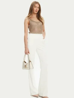 Top W5YR29 Z37G0 Beige Regular Fit