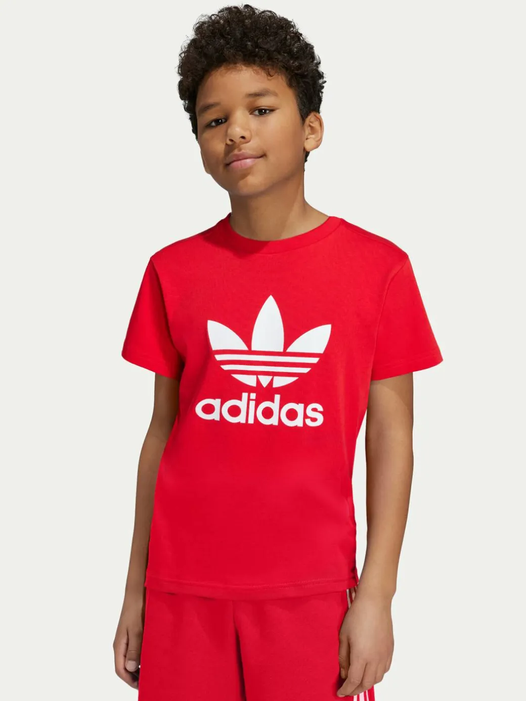 T-shirt adicolor Trefoil IY7423 Rosso Regular Fit