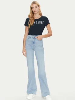 T-shirt Alma 1013933 Blu scuro Regular Fit