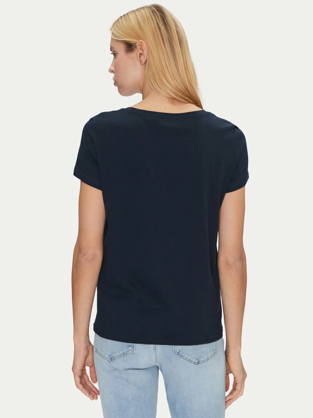 T-shirt Alma 1013933 Blu scuro Regular Fit