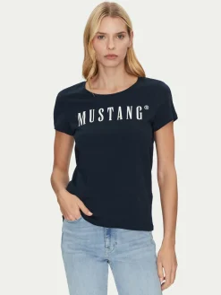 T-shirt Alma 1013933 Blu scuro Regular Fit