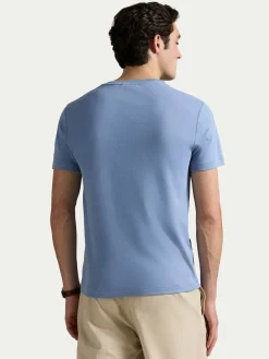 T-shirt 710740727095 Blu Custom Slim Fit