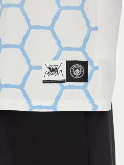 T-shirt CWC Hoops x Man City 631695 Bianco Regular Fit