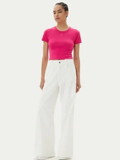 T-shirt Delanor 50512000 Rosa Slim Fit