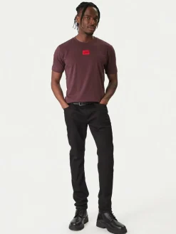 T-shirt Diragolino 50447978 Bordeaux Regular Fit