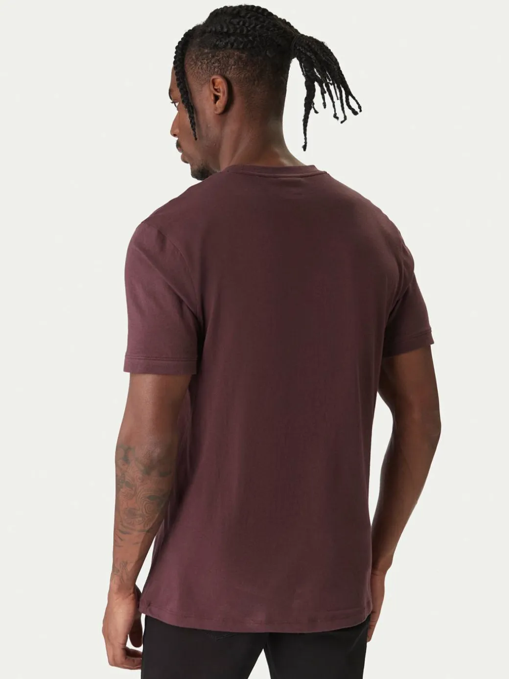 T-shirt Diragolino 50447978 Bordeaux Regular Fit